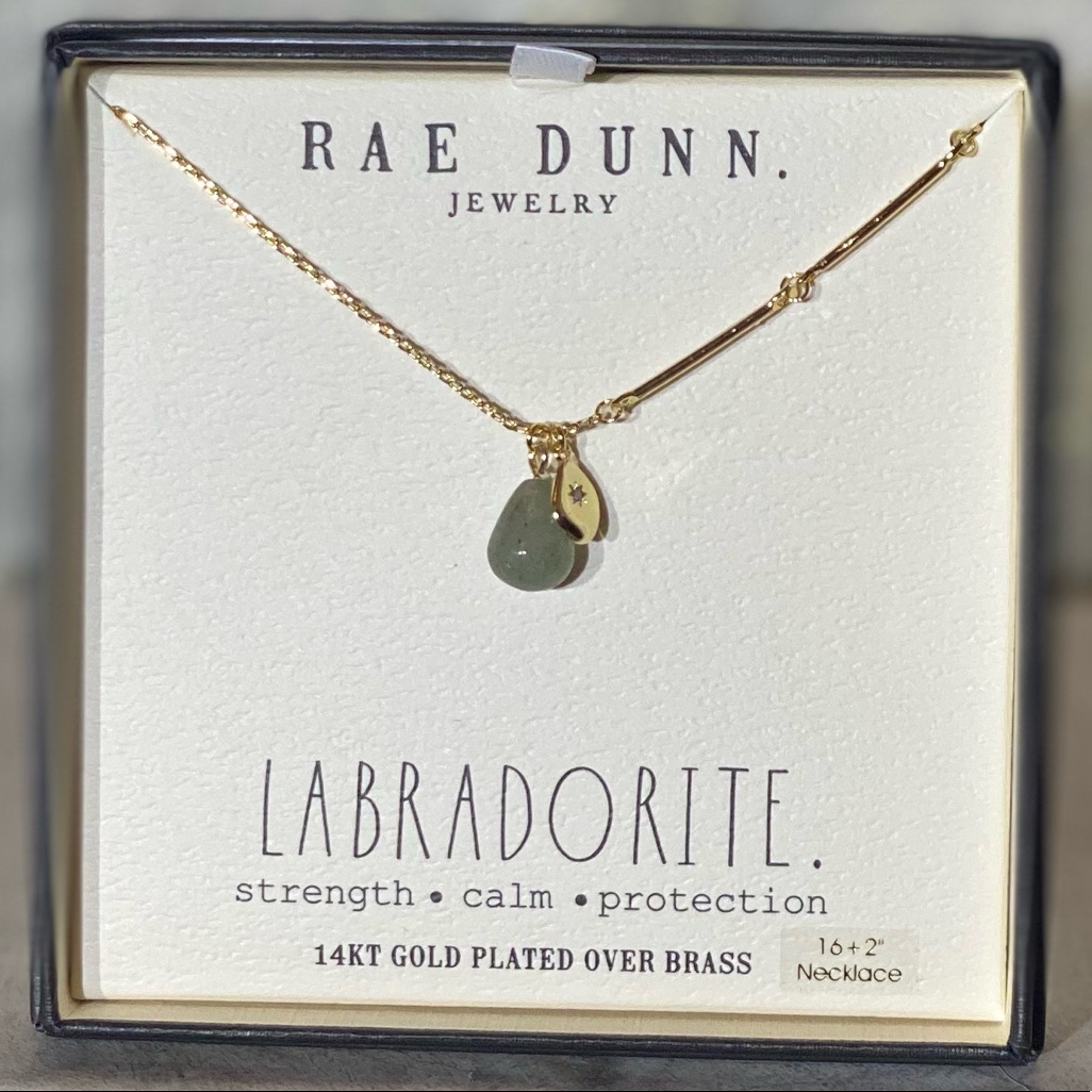 Rae Dunn Labradorite Necklace 40$